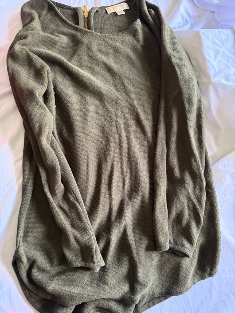 Michael Kors Olive Green Crewneck Men's Sweater